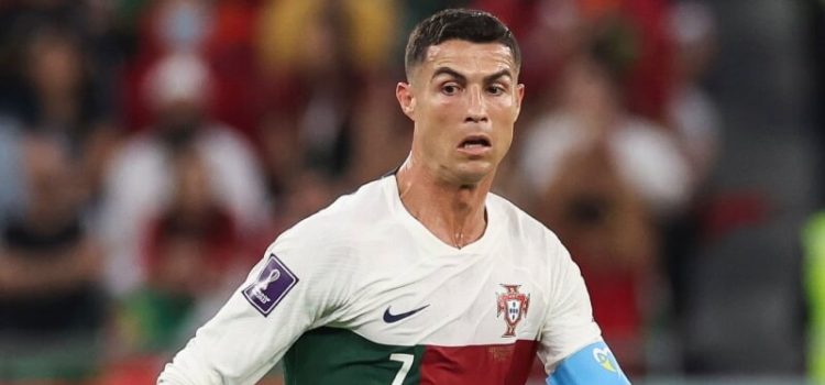 Cristiano Ronaldo em ação no Coreia do Sul-Portugal