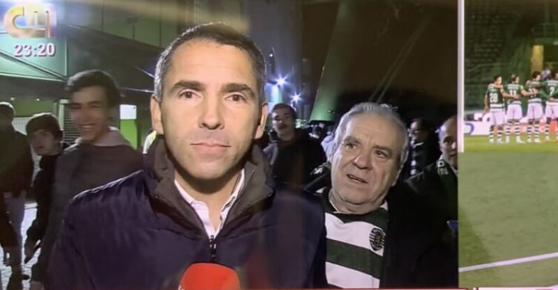 Pedro Neves de Sousa, jornalista da CMTV, insultado por adepto do Sporting