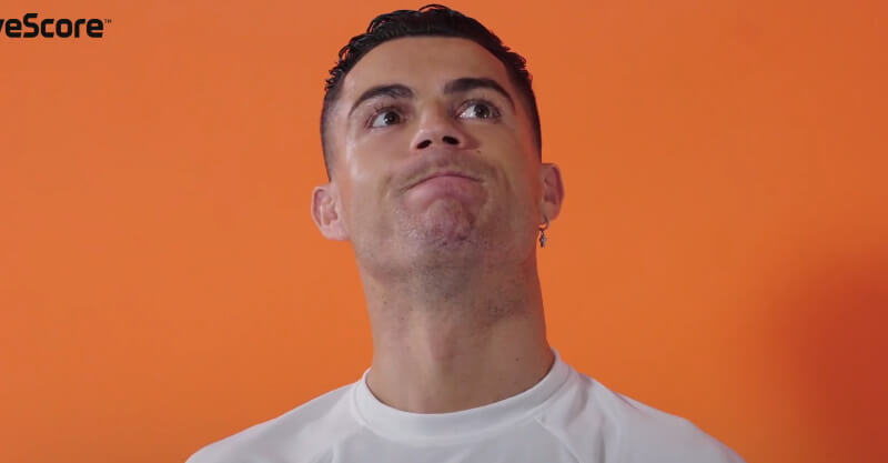 Cristiano Ronaldo em entrevista à Livescore
