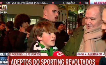 Jornalista da CMTV alvo de insultos após o Sporting-FC Porto.
