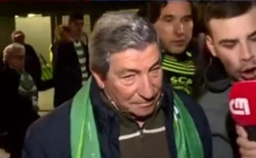 Jornalista da CMTV Pedro Neves de Sousa quase fica sem microfone após o Sporting-FC Porto