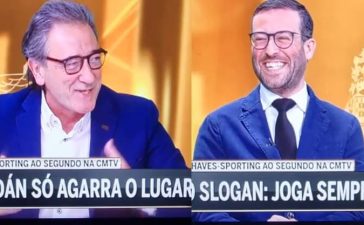Riso entre Rodolfo Reis e Mauro Xavier na CMTV