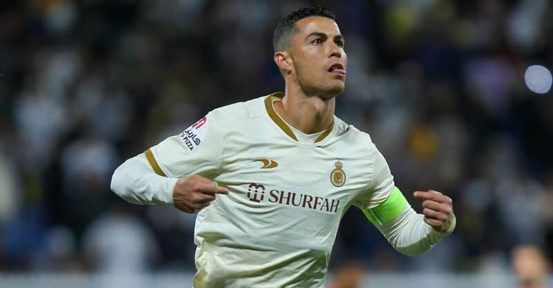 Cristiano Ronaldo celebra hat trick no Dhamk-Al Nassr
