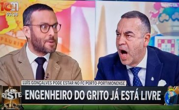 Aníbal Pinto e Mauro Xavier em discussão na CMTV