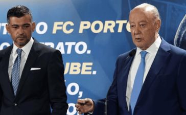 Sérgio Conceição e Pinto da Costa no FC Porto