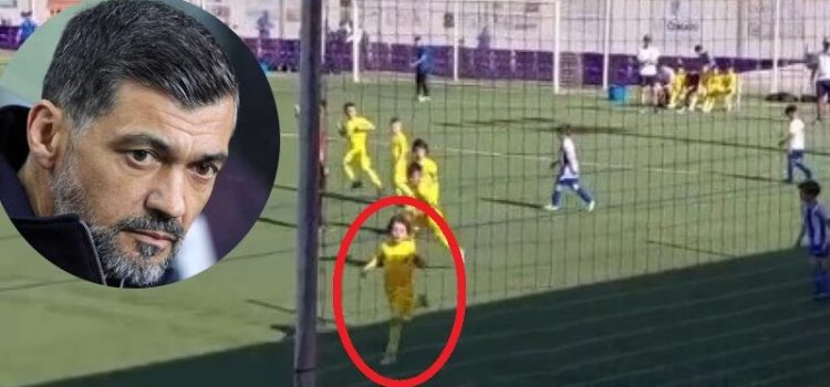 Filho de Sérgio Conceição marca um golo nas escolinhas do FC Porto