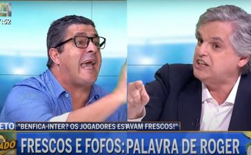 Fernando Mendes e Pedro Guerra em discussão na CMTV