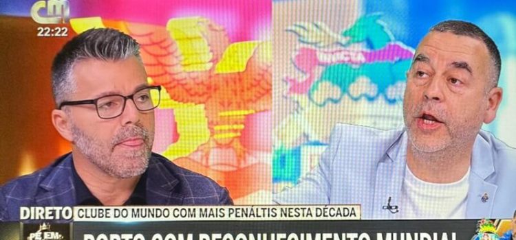 José Calado e Aníbal Pinto no programa Pé em Riste da CMTV