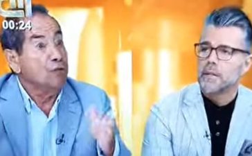 Octávio Machado e José Calado em discussão na CMTV