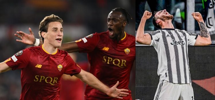 Bova marca no AS Roma-Bayer Leverkusen e Gatti marca no Juventus-Sevilha