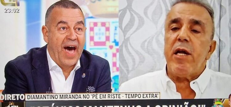 Aníbal Pinto e Diamantino Miranda em bate-boca na CMTV