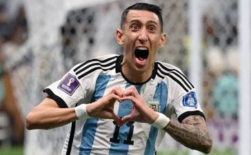 Ángel Di Maria ao serviço da seleção argentina