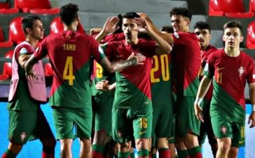 Portugal vence Bélgica no Europeu de sub-21.