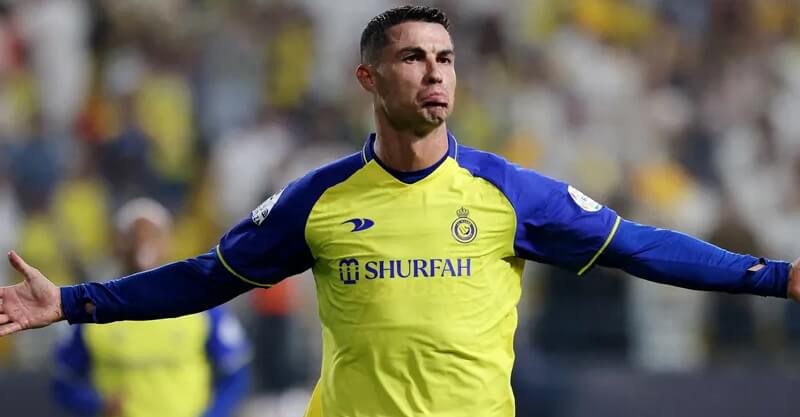 Cristiano Ronaldo ao serviço do Al Nassr da Arábia Saudita.