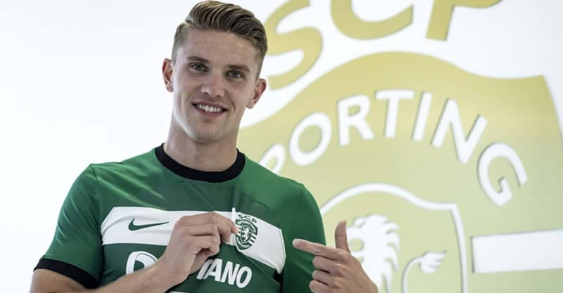 Viktor Gyökeres oficializado como reforço do Sporting.