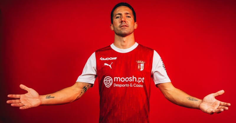 João Moutinho apresentado como reforço do SC Braga.