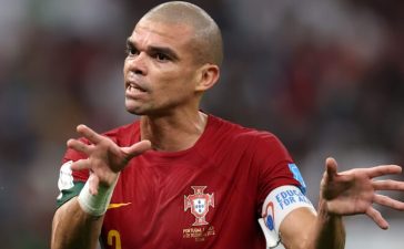 Pepe, jogador da Seleção Nacional portuguesa