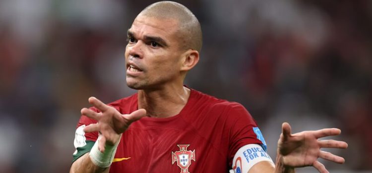 Pepe, jogador da Seleção Nacional portuguesa