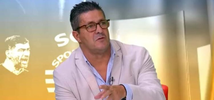 Fernando Mendes, comentador afeto ao Sporting no espaço de comentário desportivo da CMTV