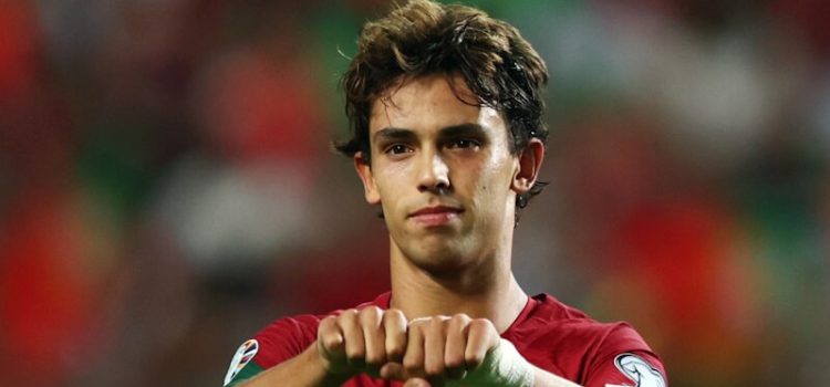 João Félix celebra golo no Portugal-Luxemburgo.