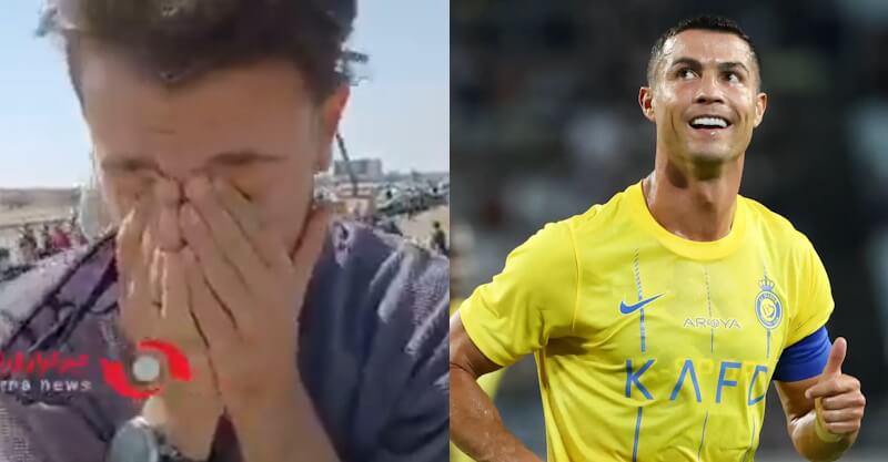 Fã iraniano chora ao ver Cristiano Ronaldo