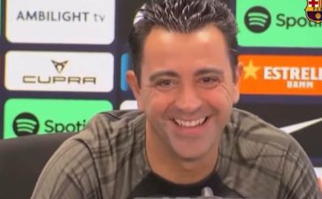 Xavi em conferência de imprensa ao ser questionado sobre Pepe.