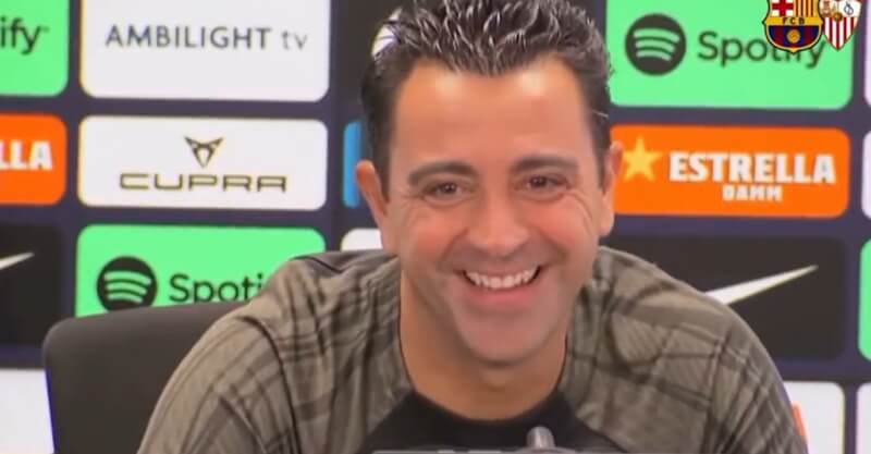 Xavi em conferência de imprensa ao ser questionado sobre Pepe.