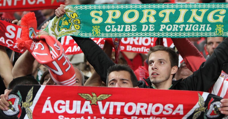Adeptos de Benfica e Sporting