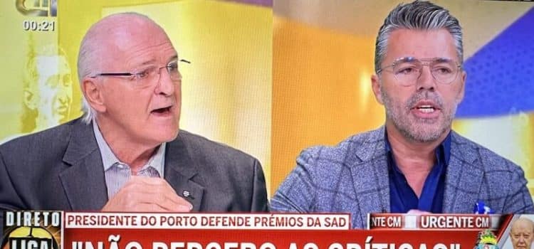 Jorge Amaral e José Calado discutem por causa da entrevista de Pinto da Costa.