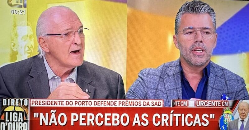 Jorge Amaral e José Calado discutem por causa da entrevista de Pinto da Costa.