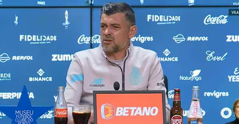 Sérgio Conceição na conferência de imprensa de antevisão ao FC Porto-Casa Pia.