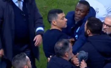 Ânimos exaltados entre Sérgio Conceição e Hugo Viana após o Sporting-FC Porto.