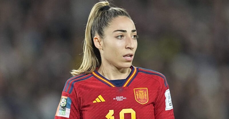 Olga Carmona, lateral da seleção espanhola feminina.