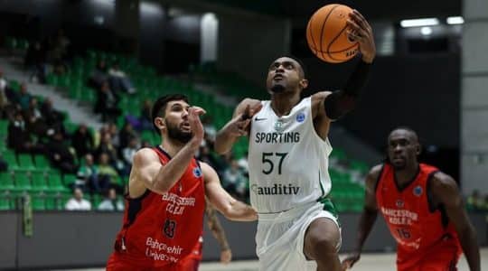 Sporting perde com o bahcesehir na FIBA Europe Cup