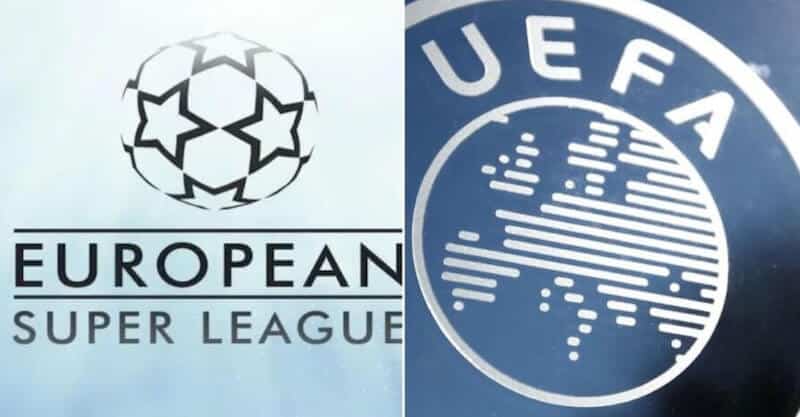 Símbolo da Superliga Europeia e da UEFA