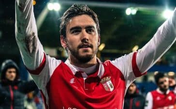 André Horta, jogador que está de saída do SC Braga.