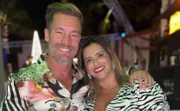 Fernando Madureira e a sua mulher Sandra de férias.