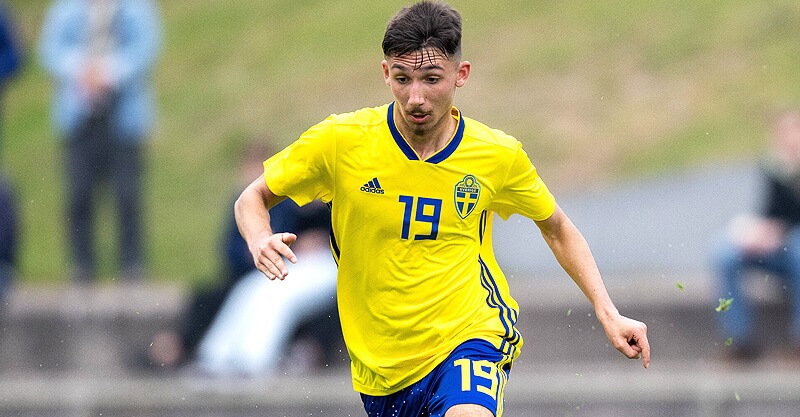 Alexandru Ghita, avançado do Malmö cobiçado pelo Benfica.