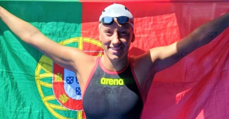 Angélica André, nadadora portuguesa.