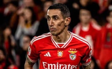 Ángel Di Maria, avançado argentino do Benfica.