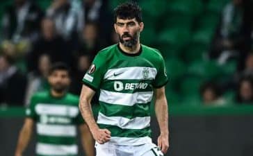 Luís Neto, central e um dos capitães do Sporting,