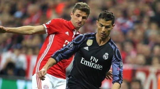 Cristiano Ronaldo e Thomas Müller