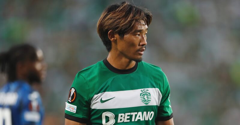 Hidemasa Morita, médio japonês do Sporting.