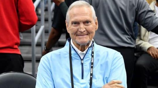 Jerry West, antigo jogador e dirigente da NBA.