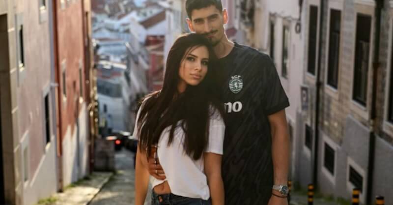 Vladan Kovacevic, guarda-redes do Sporting, e a sua mulher Sofija.