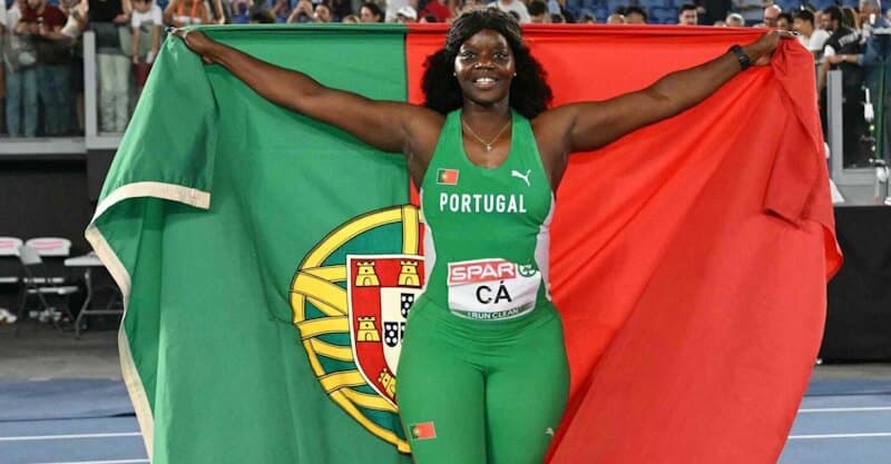 Liliana Cá, atleta portuguesa do lançamento do peso.