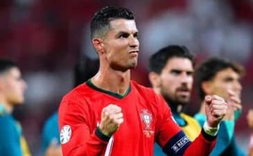 Cristiano Ronaldo após o Portugal-Chéquia.