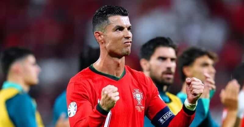 Cristiano Ronaldo após o Portugal-Chéquia.