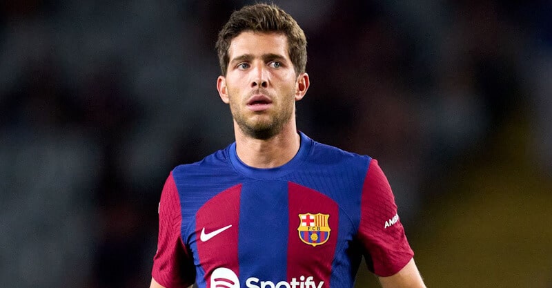 Sergi Roberto, jogador do Barcelona apontado ao FC Porto.