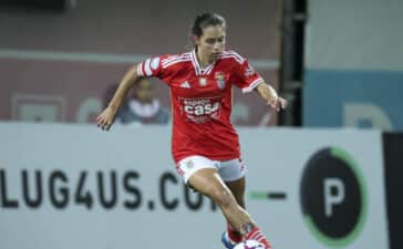 Andreia Faria, jogadora do Benfica.